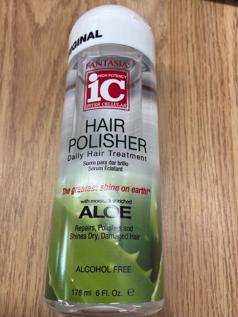 Fantasia IC Hair Polisher Aloe Serum 6oz Shine Treatment